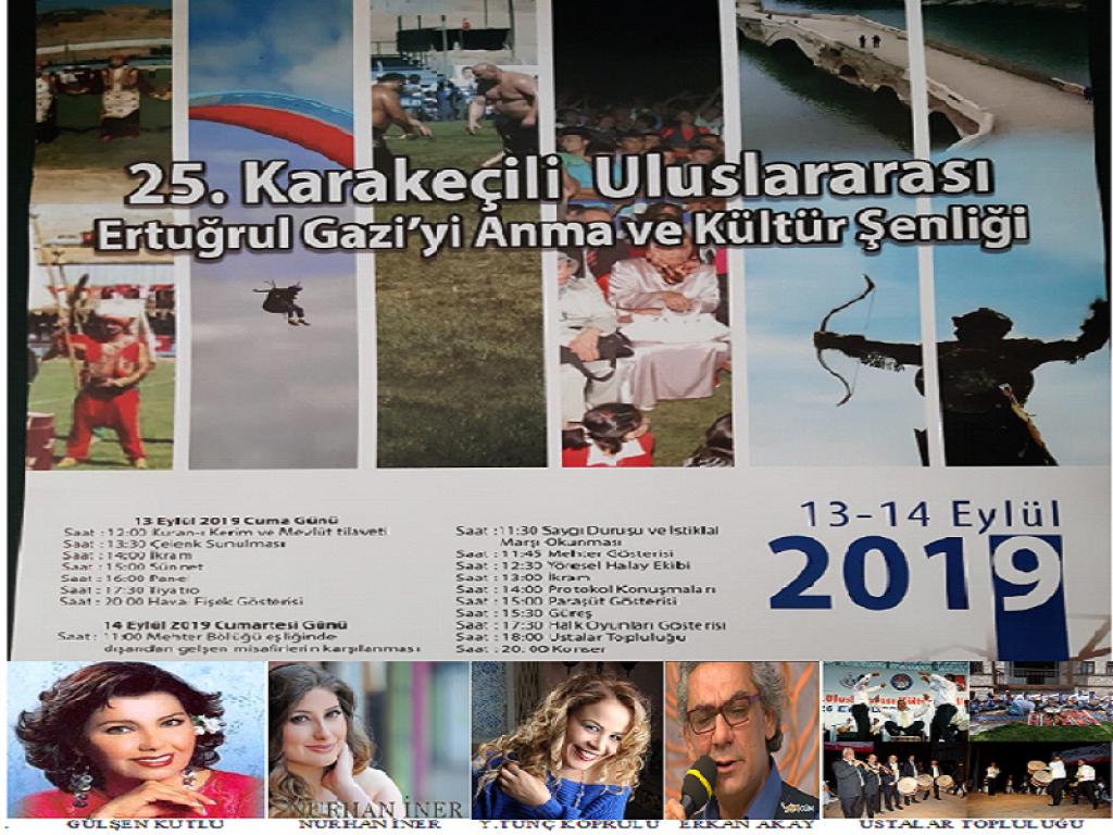 25. Karakeçili Uluslararası Ertuğrul Gazi\'yi Anma ve Kültür Şenliğine Davet